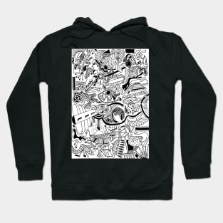 doodle illustration Hoodie